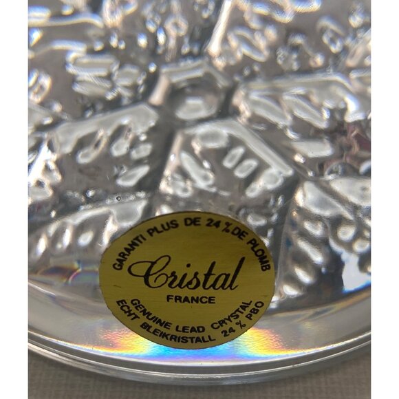 Avon Crystal Snowflake Paperweight Clear Lead Crystal Genuine 24% Bleikristall R - Picture 2 of 7
